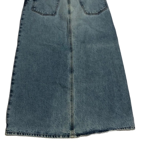 FRAME Blue 'The Midaxi' Denim Midi Skirt - Picture 11 of 13